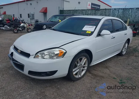 2014 Chevrolet Impala Limited Ltz z USA, uszkodzony, nr VIN 2G1WC5E35E1109334